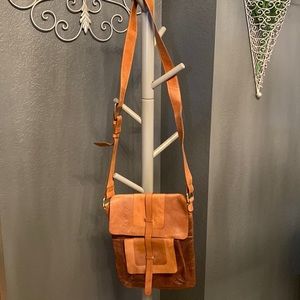 Leather crossbody